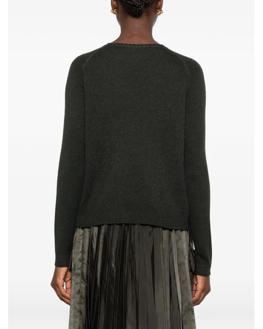 Base London Black Round-Neck Sweater