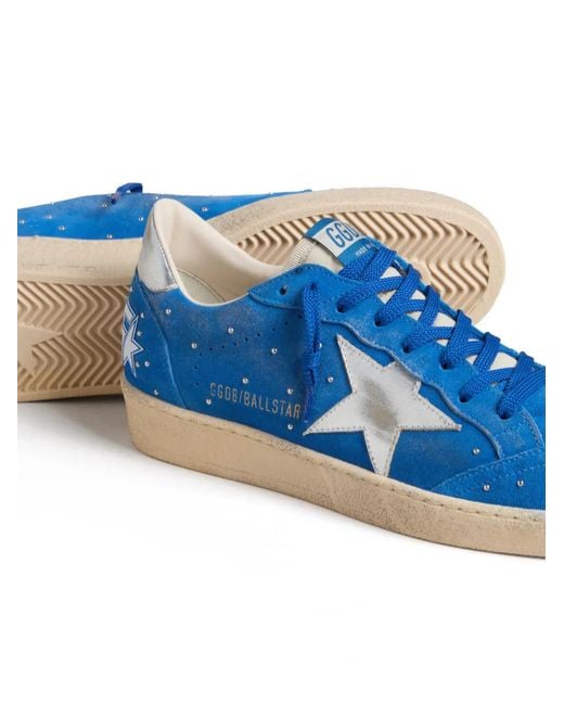 Golden Goose Deluxe Brand Blue Baskets Ball Star Cloutées for men