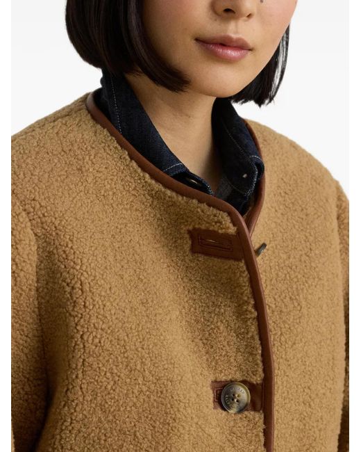 Ralph Lauren Natural Teddy-Texture Jacket