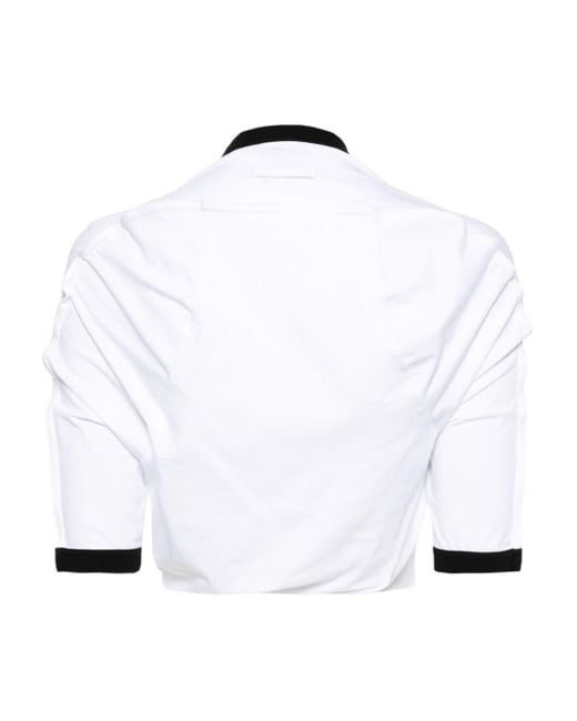 Jean Paul Gaultier X Shayne Oliver Folded-Style T-Shirt in White