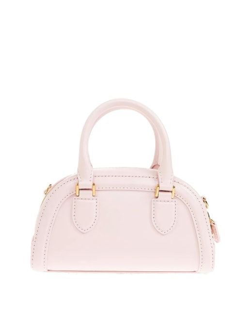 Alexander McQueen Pink Mini Leather Tote Bag