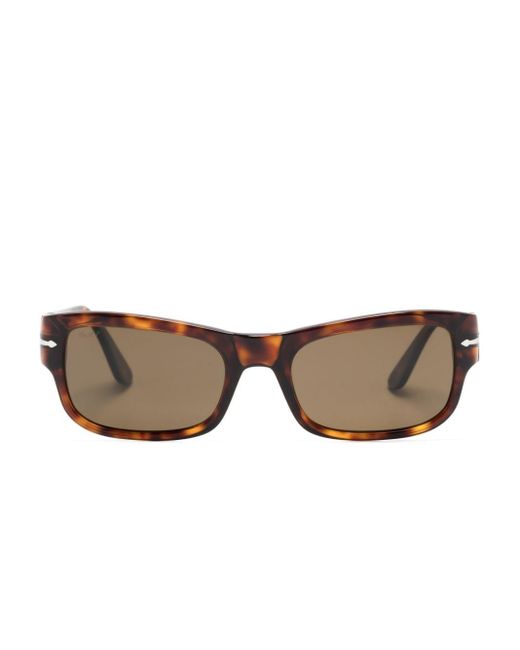 Persol Brown Po3326s Rectangle-frame Sunglasses