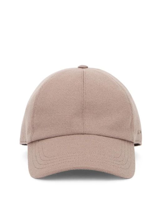 Slowear Natural Logo-Embroidered Touch-Strap Cap for men