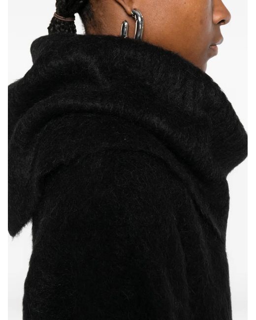 Totême Black Funnel Sweater