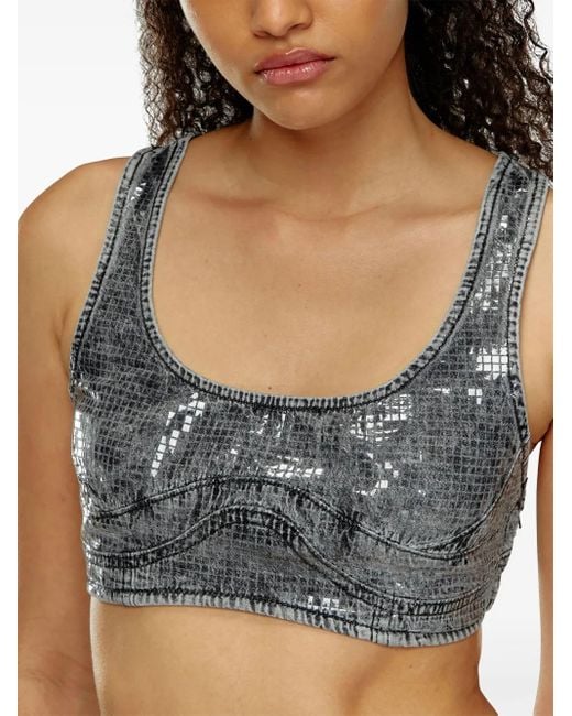DIESEL Gray De-Toppy-S Top