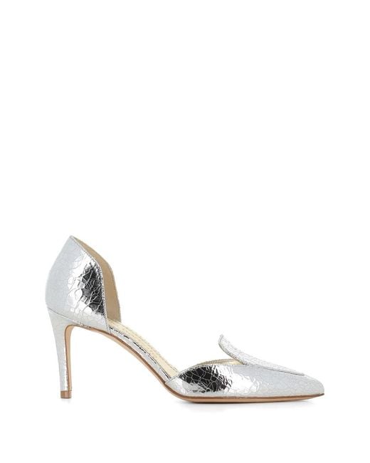 Antonio Barbato Maestri Veneziani White Point-Toe Pumps