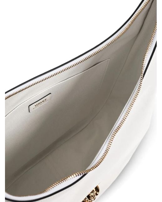 Versace White La Medusa Shopper