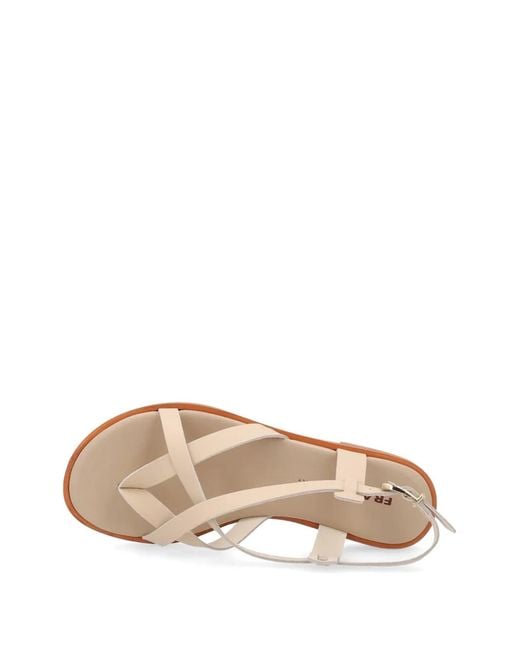 Frau Natural Strappy Sandals