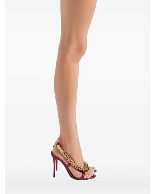 Giuseppe Zanotti Pink 105Mm Rhinestone-Embellished Heeled Sandals