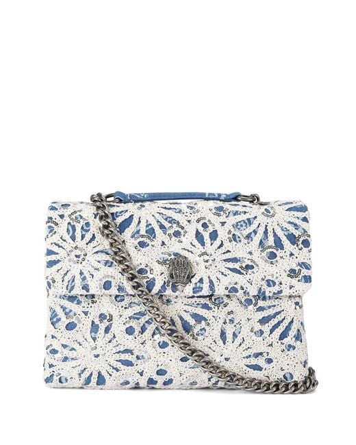 Kurt Geiger White Large Kensington Shoulder Bag