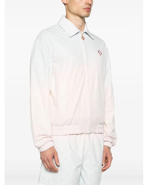 Casablanca Pink Laser Monogram Track Jacket for men