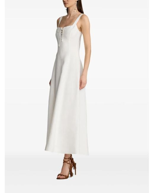 Ralph Lauren Sonali Midi-Jurk in het White