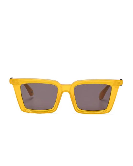 Off-White c/o Virgil Abloh Yellow Dalton Sunglasses