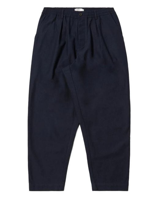 Pantaloni Con Vita Elasticizzata di Universal Works in Blue da Uomo