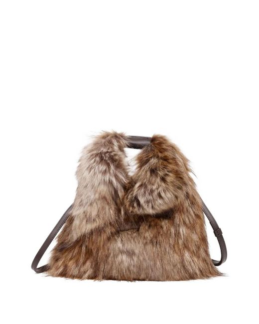 MM6 by Maison Margiela Brown Japanese Shoulder Bag