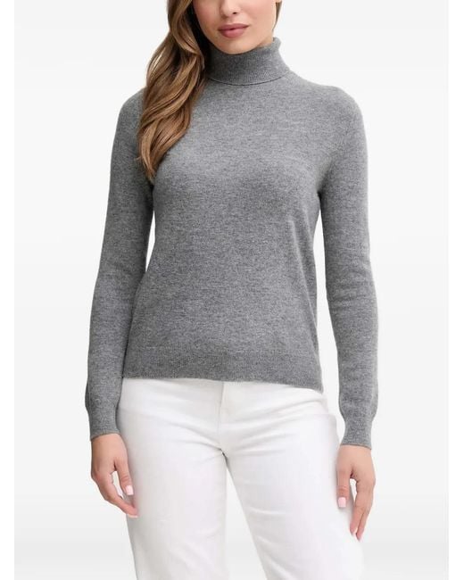 Benetton Gray Turtleneck Sweater