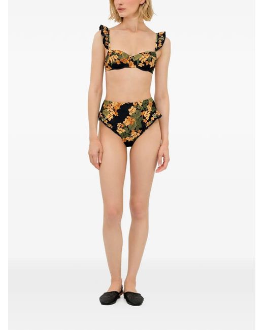Agua Bendita Black Kiwi Cordillera Bikini Top