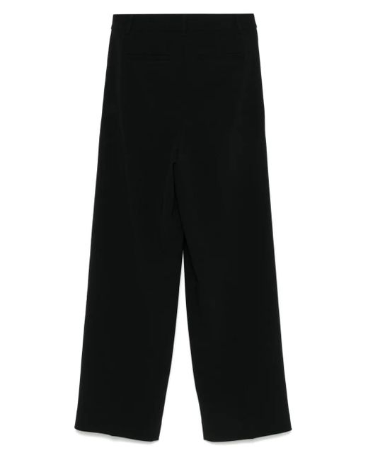 MICHAEL Michael Kors Black Pleat-Detail Trousers