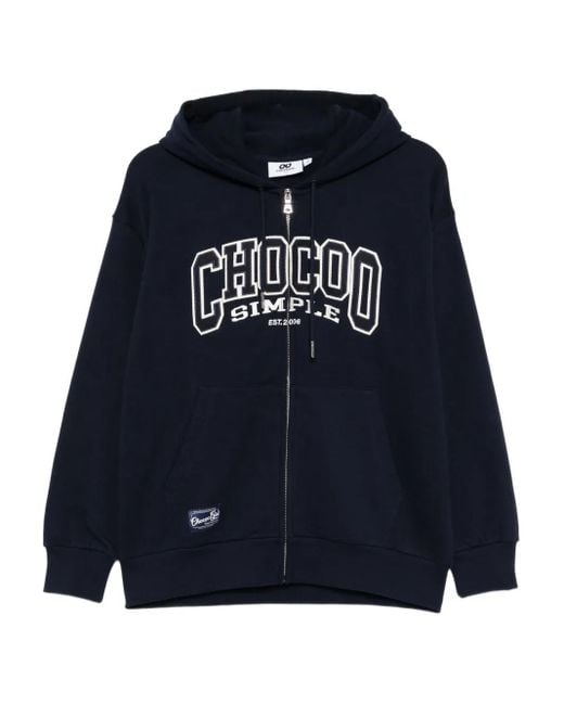Chocoolate ジップアップ パーカー Blue