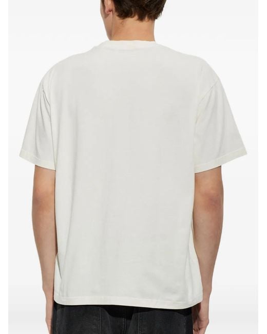 Carne Bollente White Graphic-Print T-Shirt