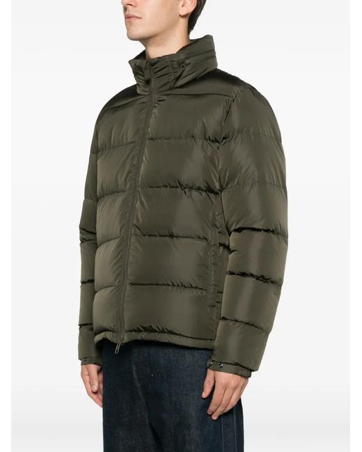 Aspesi Green Zip Puffer Jacket for men