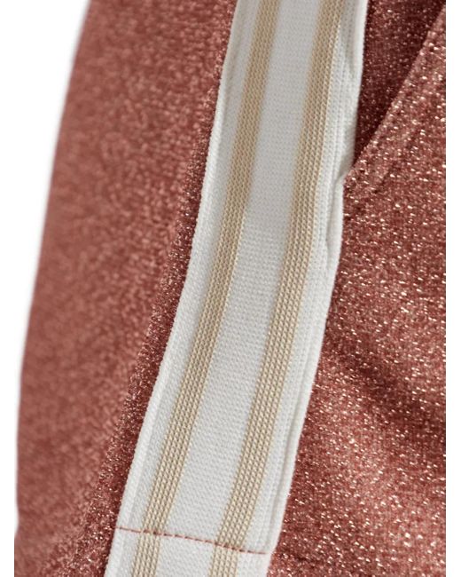 The Upside Pink Drawstring Side-Stripe Shorts