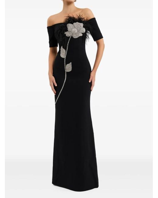Rebecca Vallance Black Starlight Abendkleid
