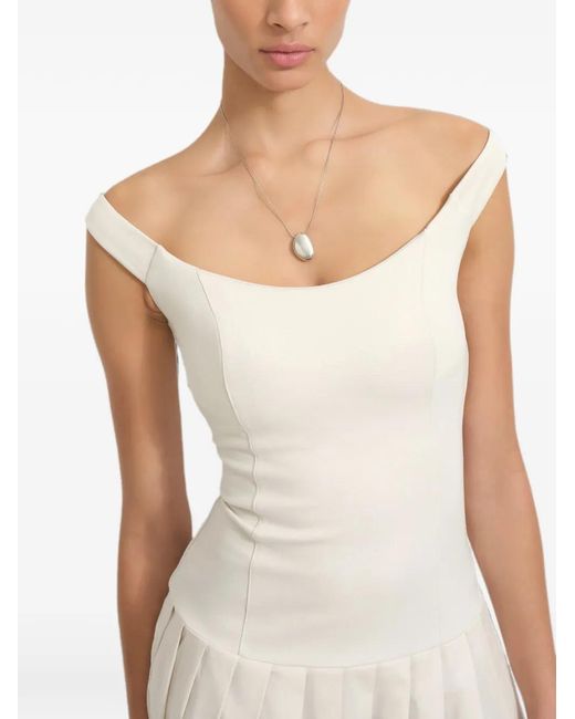 MARCELLA Natural Selene Maxi Dress