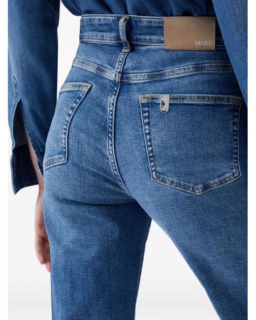 Liu Jo Blue Stone-Washed Jeans