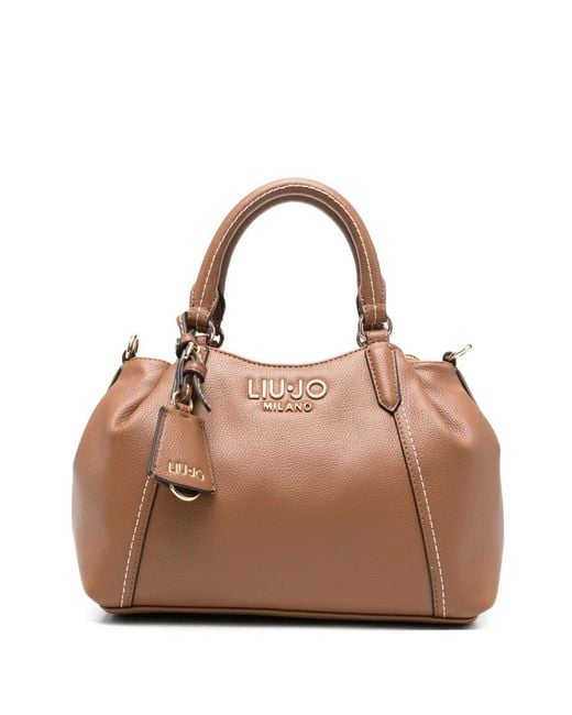 Liu Jo Brown Top-Handle Tote Bag