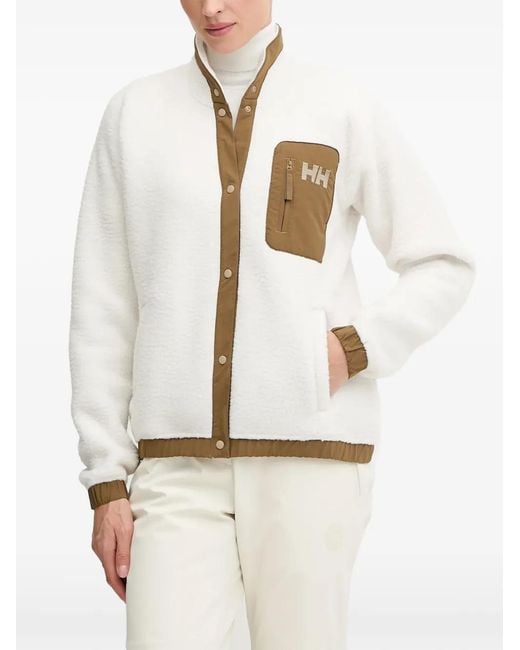 Helly Hansen White Buttoned Pocket Jacket
