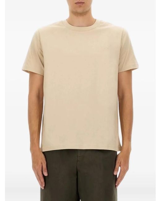 A.P.C. Natural Crew Neck T-Shirt for men