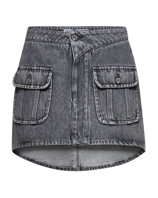 J.W. Anderson Midi-Rok Met Zak in het Gray