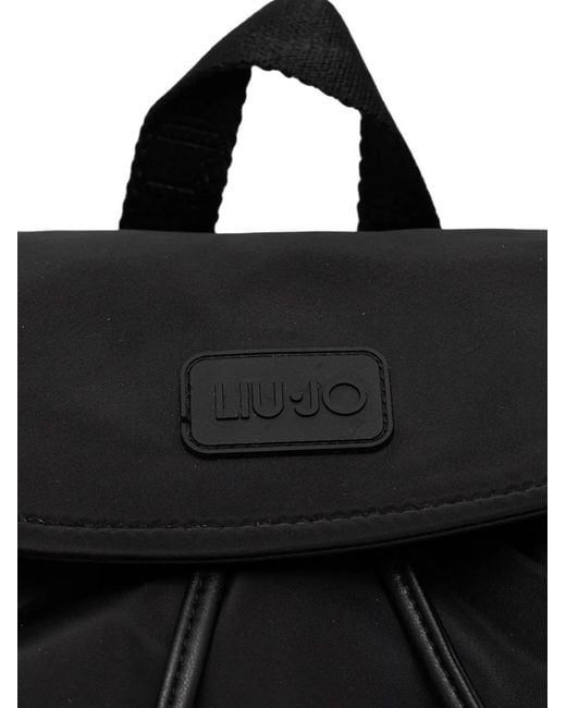 Mochila Con Solapa Liu Jo de color Black