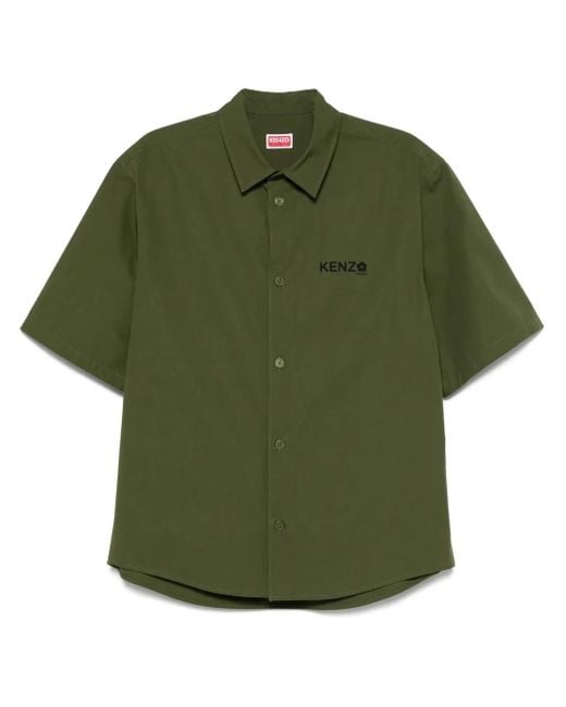 KENZO Boke Flower 2.0 Overhemd in het Green voor heren