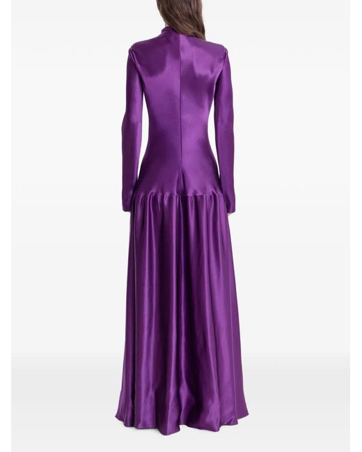 FFORME Purple Mila High-Neck Dress