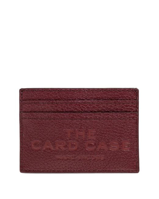 Portacarte Con Logo Goffratot di Marc Jacobs in Purple