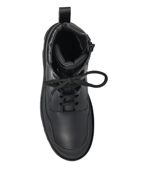 Moncler Black Peak Path Lug-Sole Boots for men