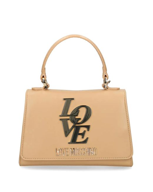 Love Moschino Natural Love Tote Bag