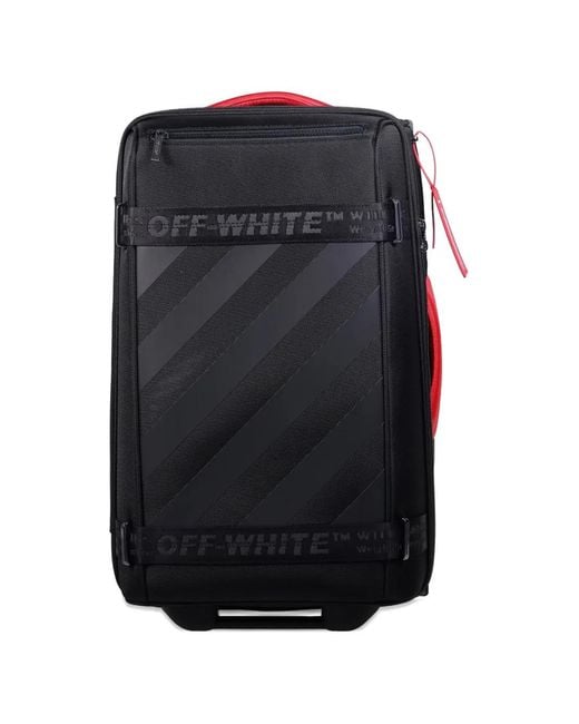 Off-White c/o Virgil Abloh Black Diagonal Stripe Suitcase for men
