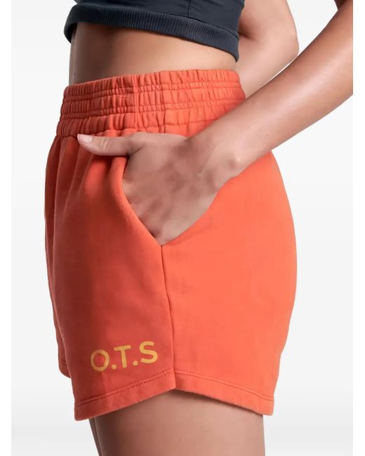 One Teaspoon Red Hustle Elasticated Logo Shorts