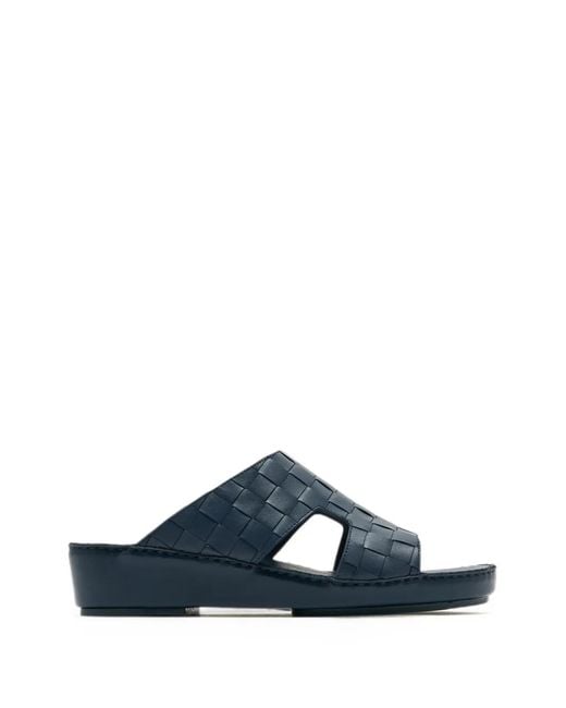 Forsa Blue Fayez Leather Sandals for men