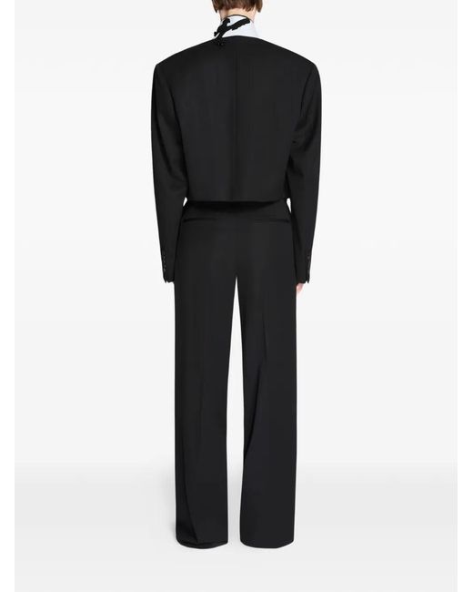 Dries Van Noten Black Tailored Trousers