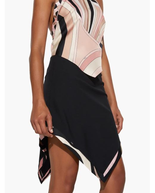 Emilio Pucci トライアングル スカート Black