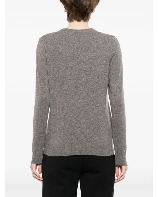 N.Peal Cashmere Gray Phoebe V-Neck Top