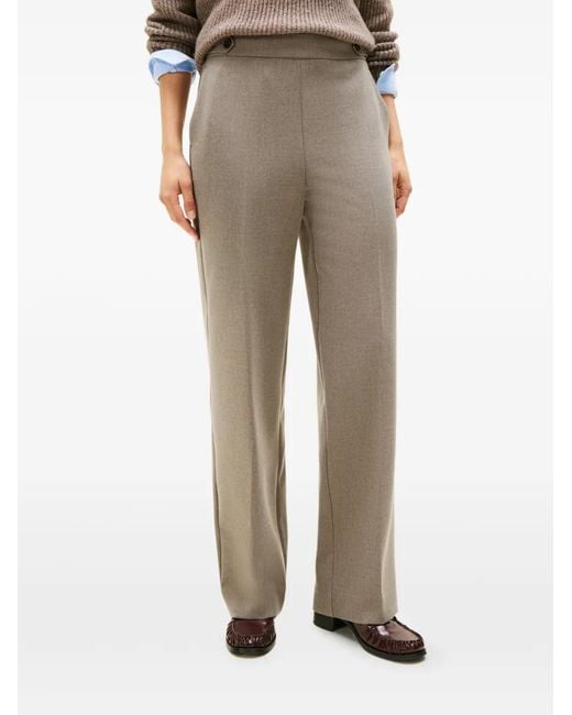 Tommy Hilfiger Gray Button Flap Pocket Trousers