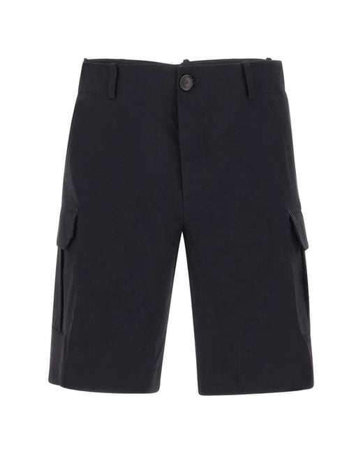 Rrd Blue Belt-Loop Cargo Shorts for men