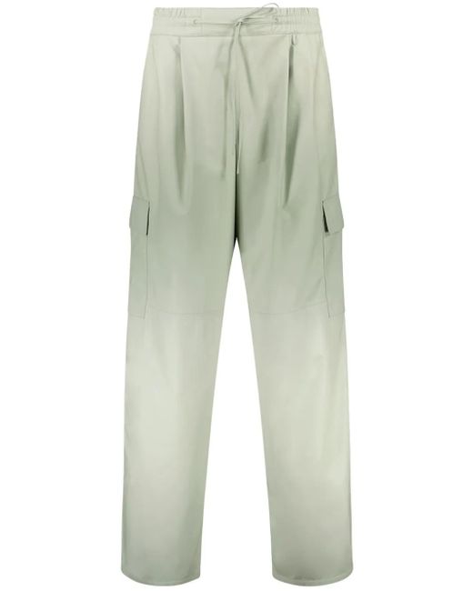 Yves Salomon Green Lambskin Cargo Pants