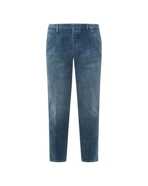 Incotex Blue Division Faded-Effect Jeans for men