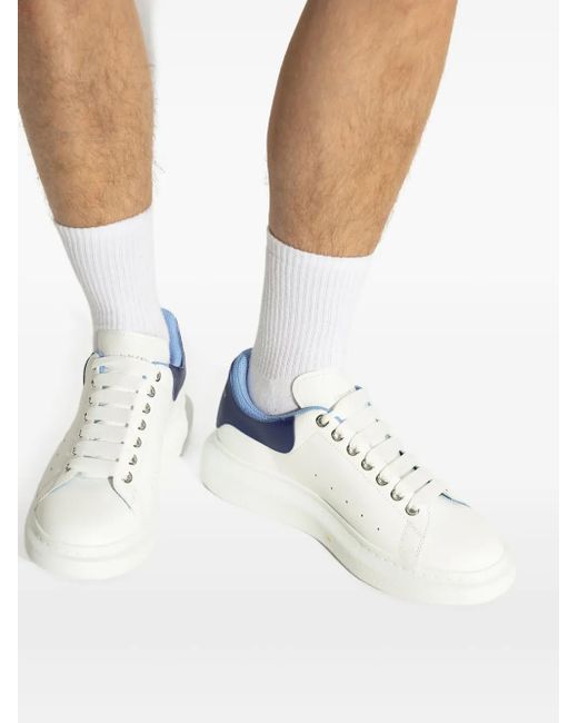 Baskets Oversize En Cuir Alexander McQueen pour homme en coloris Blue